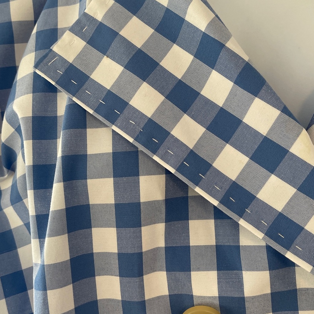 St. John's Bay Blue and White Plaid Blazer - Picture 5 of 16